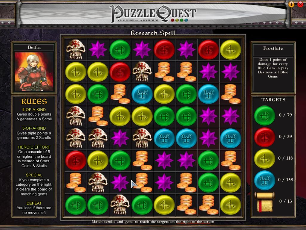 Puzzle Quest: Challenge of the Warlords screenshot 3 for Wii